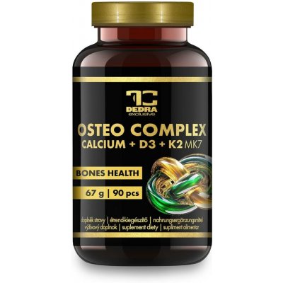 OSTEO COMPLEX vápník + D3 + K2 MK-7 90 kapslí – Hledejceny.cz
