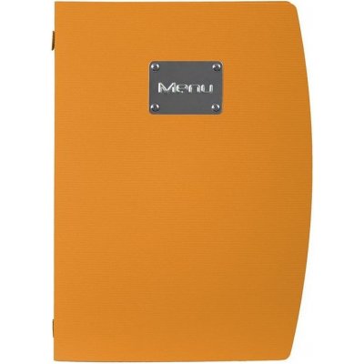 Jídelní lístek RIO A4, oranžová, MC-RCA4-OR – Zboží Živě