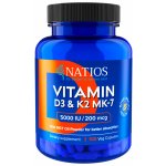 Natios Vitamin D3 & K2 5000 IU & 200 mcg 100 kapslí – Hledejceny.cz