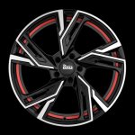 MAM RS5 7x16 5x112 ET40 black polished red inside | Zboží Auto