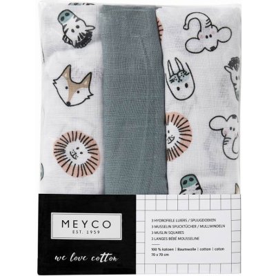 MEYCO Animal/Uni stone green/Animal 70 x 70 cm 3 ks – Hledejceny.cz