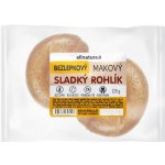 Allnature Bezlepkový makový sladký rohlík čerstvý 120 g – Zboží Dáma