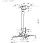 Stell SHO 1096 STROP. DRŽÁK PROJEKTORU – Zboží Živě