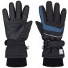 Dětské rukavice Loap Rulik chlapecké zimní lyžařské rukavice černé s modrou
