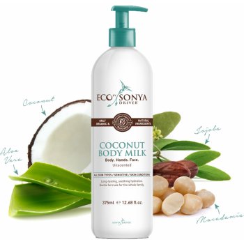 Eco by Sonya 100% přírodní tělové mléko Coconut 500 ml