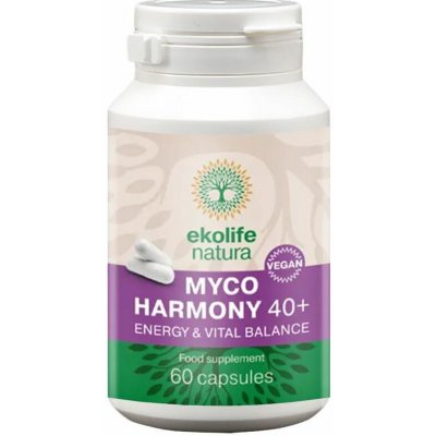 EKOLIFE NATURA Myco Harmony 40+ 60 kapslí – Hledejceny.cz