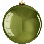 House of Seasons Vánoční ozdoba koule polystyrenová tmavě zelená pr. 15 cm – Zboží Dáma
