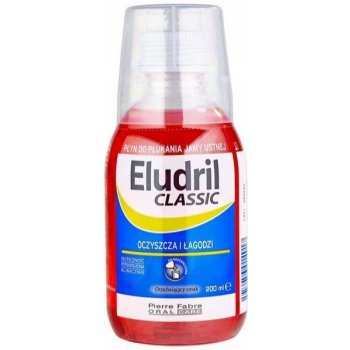 Elgydium Eludril Clasic ústní voda (Antibacterial and Analgesic) 200 ml