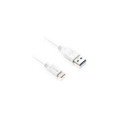 Kabel GoGEN USB/USB-C, 1m - bílý – Zbozi.Blesk.cz
