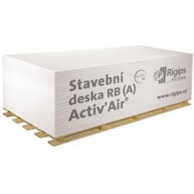 Sádrokartonová deska Rigips RB Activ'Air 12,5x1250x2000 mm (2,5 m2) – Hledejceny.cz