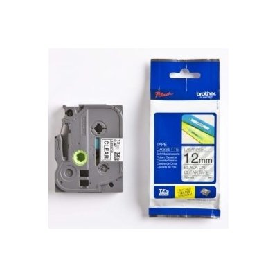 Originální páska pro Brother TZE-131, černý tisk/průsvitný podklad, laminovaná, 8m, 12mm – Hledejceny.cz