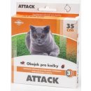 Antiparazitní obojek Attack pro kočky 35 cm