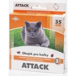 Antiparazitní obojek Attack pro kočky 35 cm – Zboží Dáma