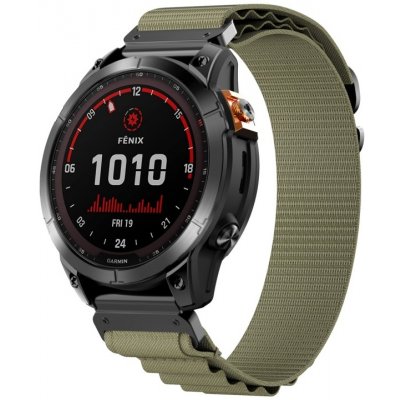 VSECHNONAMOBIL 86923 VSECHNONAMOBIL Alpský tah řemínek pro smart hodinky o šířce 22mm khaki-zelený – Zboží Živě