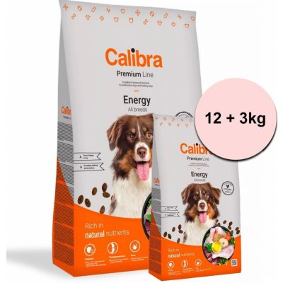 Calibra Dog Premium Line Energy 15 kg – Hledejceny.cz