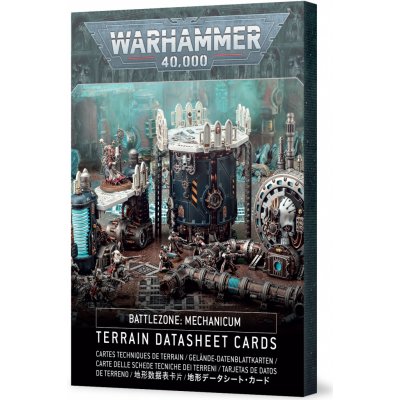 GW Warhammer Battlezone: Mechanicum Terrain Datasheet Cards