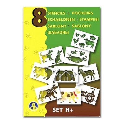 Centropen Šablony pro foukací fixy 9996 H domácí zvířata – Zboží Dáma