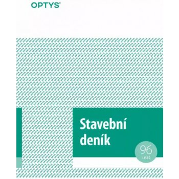 Optys 1266 Stavební deník A4 nepropisovací