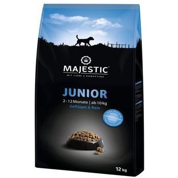 Majestic Dog Junior drůbeží a rýže 12 kg