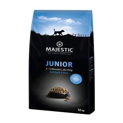 Majestic Dog Junior drůbeží a rýže 12 kg