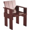 Zahradní židle a křeslo HAY Zahradní židle Crate Dining Chair, Iron Red