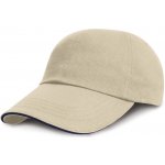Result Headwear 6 panelová nízkoprofilová sandwich RC 024XP natural-navy – Sleviste.cz