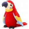 Interaktivní hračky Leventi Interaktivní mluvící papoušek červený