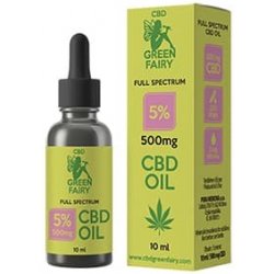 Green Fairy CBD olej full spectrum 5% 500mg 10 ml 10 ks