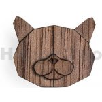 BeWooden dřevěná brož British Cat Brooch – Zboží Mobilmania