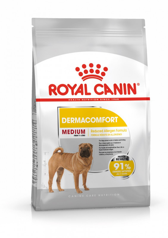 Royal Canin Medium Dermacomfort 3 kg od 370 Kč - Heureka.cz