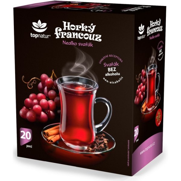 Čaj Topnatur Horký Francouz 20 x 16 g