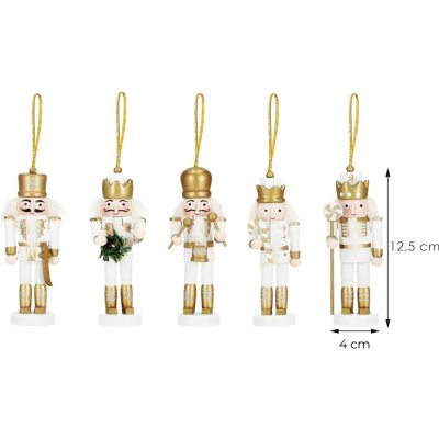 Springos CA1123 VÁNOČNÍ OZDODA LUSKÁČEK 12,5 CM 5 KS. – Hledejceny.cz
