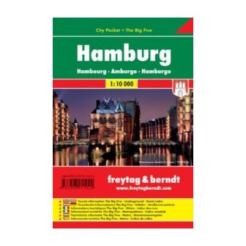 Hamburg mapa FaB-kapes. lamino