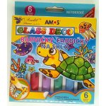 Barvy na sklo 6 barev 10,5 ml 1492 – Sleviste.cz