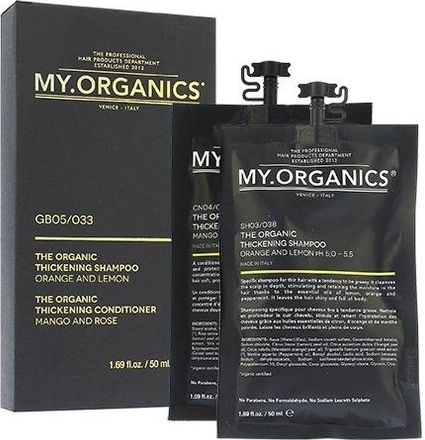 My. Organics The Organics Thickening šampon 50 ml + kondicionér 50 ml dárková sada