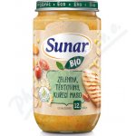 Sunar BIO Zelenina těstoviny kuřecí maso 12m+ 235 g – Zboží Dáma