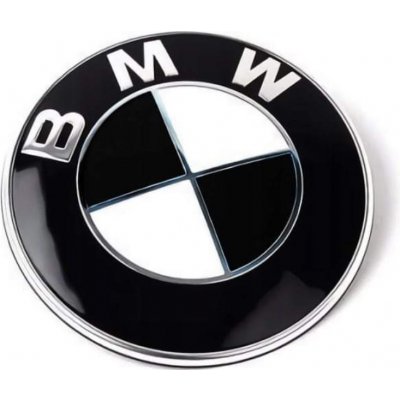 BMW znak - emblem 78mm černý – Sleviste.cz