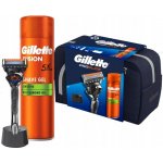 Gillette Cestovní sada ProGlide holicí strojek + Fusion gel na holení 200 ml + stojan – Sleviste.cz