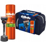 Gillette Cestovní sada ProGlide holicí strojek + Fusion gel na holení 200 ml + stojan – Hledejceny.cz