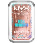 NYX Professional Makeup Bridgerton Royal Highlighter rozjasňovač 01 Iridescent Peach 5 g – Zboží Dáma