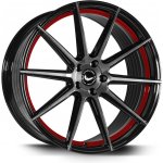 Barracuda PROJECT TWO 10,5x22 5x112 ET30 gloss black brushed surface trim red – Hledejceny.cz