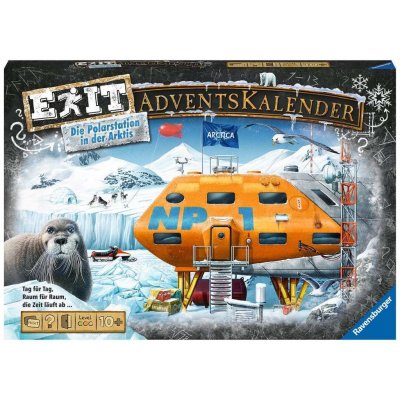 Ravensburger Exit Adventní kalendář Polární stanice v Arktidě – Zboží Dáma