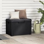 Dekorhome box s poduškou 125 l Antracit – Hledejceny.cz