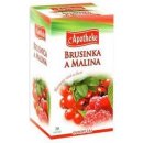 Apotheke Brusinka a malina čaj 20 x 2 g