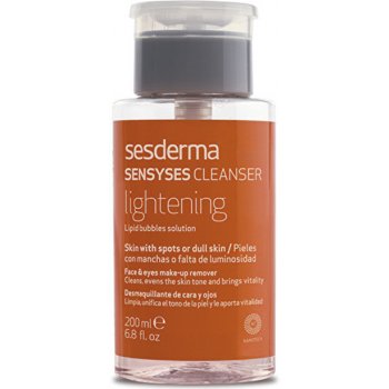 Sesderma Sensyses Cleanser Lightening odličovač make-upu pro pleť s hyperpigmentací (Nanotech) 200 ml