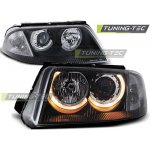 Tuning-Tec Přední čirá světla Volkswagen Passat B5.5 (2000 - 2005) - černé - Angel Eyes – Hledejceny.cz