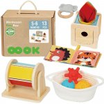 Woopie Montessori vzdělávací box 6 v 1 pro miminka 5 – 6 měsíců – Zboží Dáma