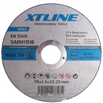 Xtline Kotouč řezný 115 x 1,6 x 22,2 mm SARN11516 – Hledejceny.cz