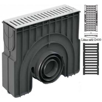 Technodrain Exel 100H D400 TPEL100D18GS – Hledejceny.cz