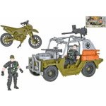 Wiky Vojáci set s vozidlem 21 cm – Hledejceny.cz